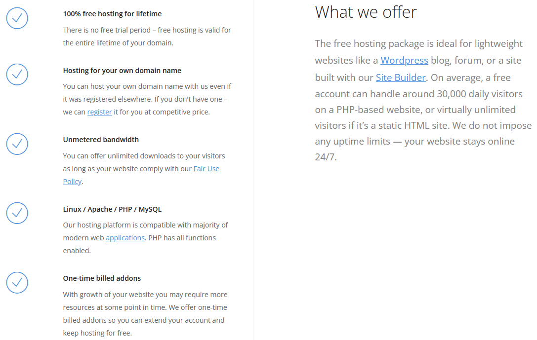 offre FreeHosting